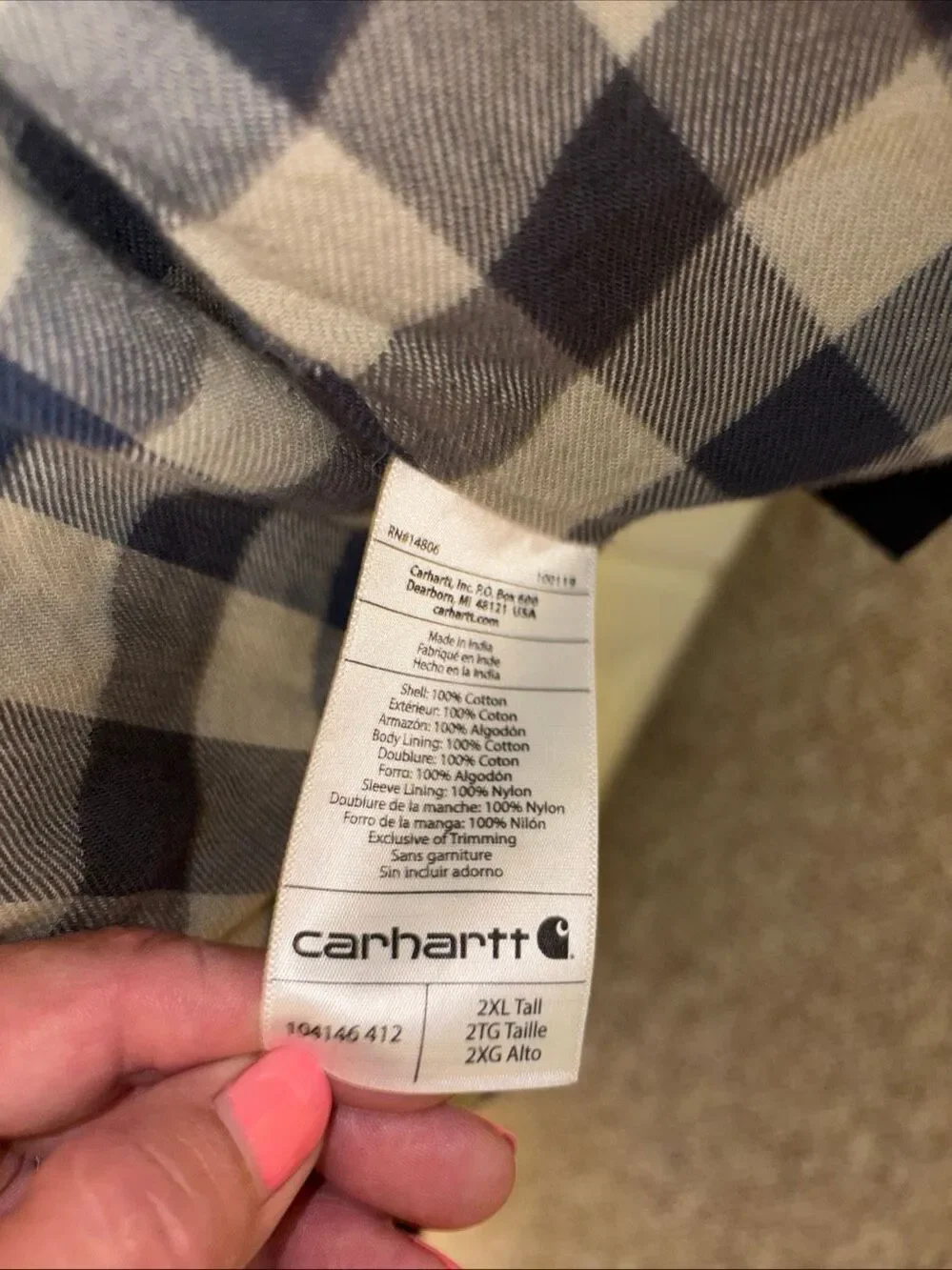 Carhartt jacket mens
